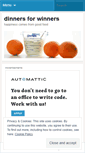 Mobile Screenshot of dinnersforwinners.wordpress.com