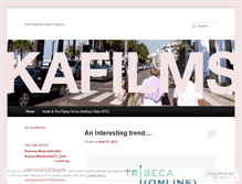 Tablet Screenshot of kafilmstv.wordpress.com