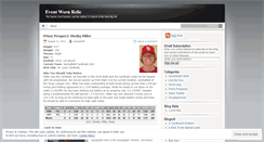 Desktop Screenshot of eventwornrelic.wordpress.com