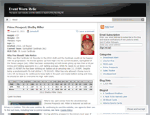 Tablet Screenshot of eventwornrelic.wordpress.com