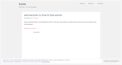 Desktop Screenshot of magazinkursiv.wordpress.com
