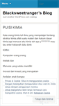 Mobile Screenshot of blacksweetranger.wordpress.com