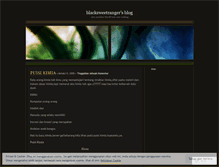Tablet Screenshot of blacksweetranger.wordpress.com