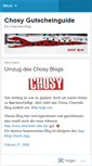 Mobile Screenshot of chosy2009.wordpress.com