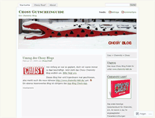 Tablet Screenshot of chosy2009.wordpress.com
