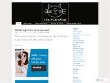 Tablet Screenshot of darnkat.wordpress.com