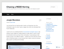 Tablet Screenshot of chasingareddherring.wordpress.com