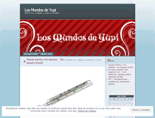 Tablet Screenshot of losmundosdeyupi.wordpress.com
