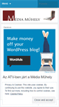 Mobile Screenshot of mediamuhely.wordpress.com