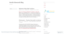 Desktop Screenshot of neshealthblog.wordpress.com