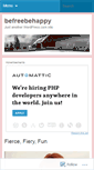 Mobile Screenshot of befreebehappy.wordpress.com