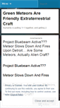Mobile Screenshot of greenmeteors.wordpress.com