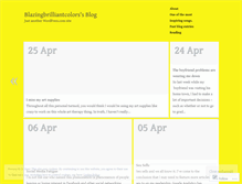 Tablet Screenshot of blazingbrilliantcolors.wordpress.com