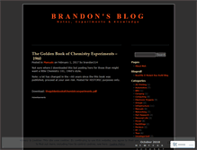 Tablet Screenshot of brandon314.wordpress.com