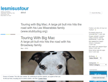 Tablet Screenshot of lesmisustour.wordpress.com