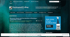 Desktop Screenshot of dumbname23.wordpress.com