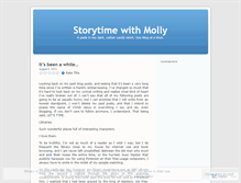 Tablet Screenshot of mollyrowe.wordpress.com