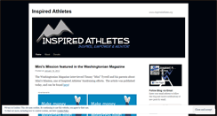 Desktop Screenshot of inspiredathletes.wordpress.com