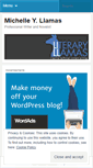 Mobile Screenshot of literaryllamas.wordpress.com