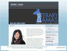 Tablet Screenshot of literaryllamas.wordpress.com