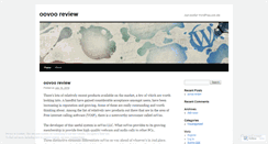 Desktop Screenshot of oovooreview.wordpress.com