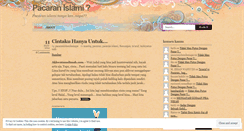 Desktop Screenshot of pacaranislamikenapa.wordpress.com