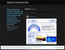 Tablet Screenshot of discipleoftruthsociety.wordpress.com