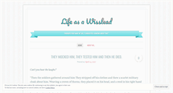 Desktop Screenshot of lifeasawisslead.wordpress.com