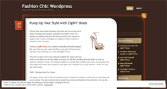 Desktop Screenshot of fashionchicwordpress.wordpress.com