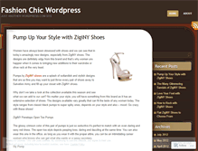 Tablet Screenshot of fashionchicwordpress.wordpress.com