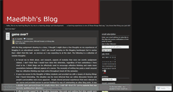 Desktop Screenshot of maedhbh.wordpress.com