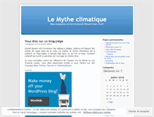 Tablet Screenshot of lemytheclimatique.wordpress.com
