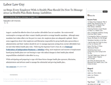 Tablet Screenshot of laborlawguy.wordpress.com