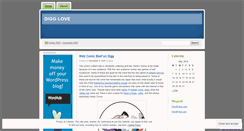 Desktop Screenshot of digglove.wordpress.com