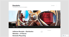 Desktop Screenshot of dasabahu.wordpress.com