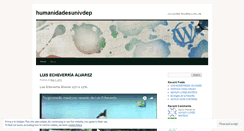 Desktop Screenshot of humanidadesunivdep.wordpress.com