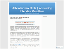 Tablet Screenshot of careercoachings.wordpress.com