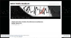 Desktop Screenshot of mayathorsnotebook.wordpress.com