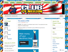 Tablet Screenshot of clubpenguinitrice.wordpress.com