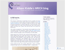 Tablet Screenshot of ajk44.wordpress.com