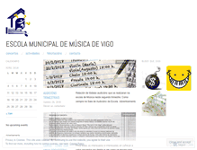 Tablet Screenshot of escolamunicipalmusicadevigo.wordpress.com