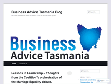 Tablet Screenshot of businessadvicetas.wordpress.com