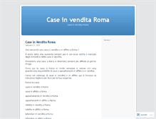 Tablet Screenshot of caseinvenditaroma.wordpress.com