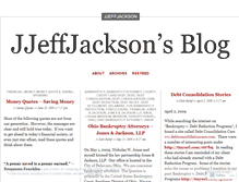 Tablet Screenshot of jjeffjackson.wordpress.com