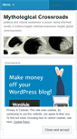 Mobile Screenshot of mythologicalcrossroads.wordpress.com
