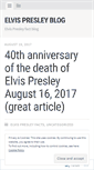 Mobile Screenshot of elvisapresley.wordpress.com