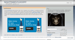 Desktop Screenshot of evyldoomy.wordpress.com