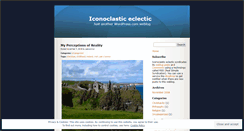 Desktop Screenshot of iconoclasticeclectic.wordpress.com