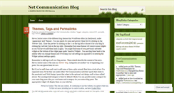 Desktop Screenshot of netcomm2011sampleblog.wordpress.com