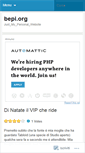 Mobile Screenshot of bepi.wordpress.com